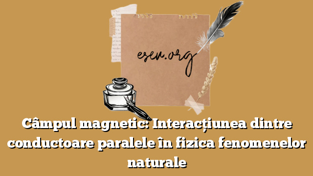 Câmpul magnetic: Interacțiunea dintre conductoare paralele în fizica fenomenelor naturale