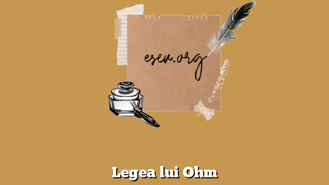 Legea lui Ohm